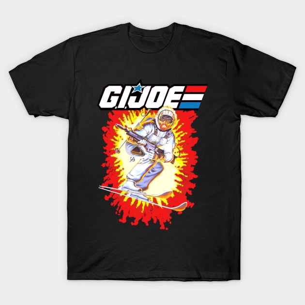 Snow Job GI Joe toy art card T-Shirt by EnglishGent